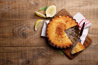 Limon ve ricotta peynirli kek