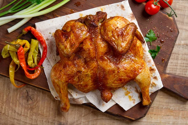 Kavrulmuş Tavuk Tabaka 