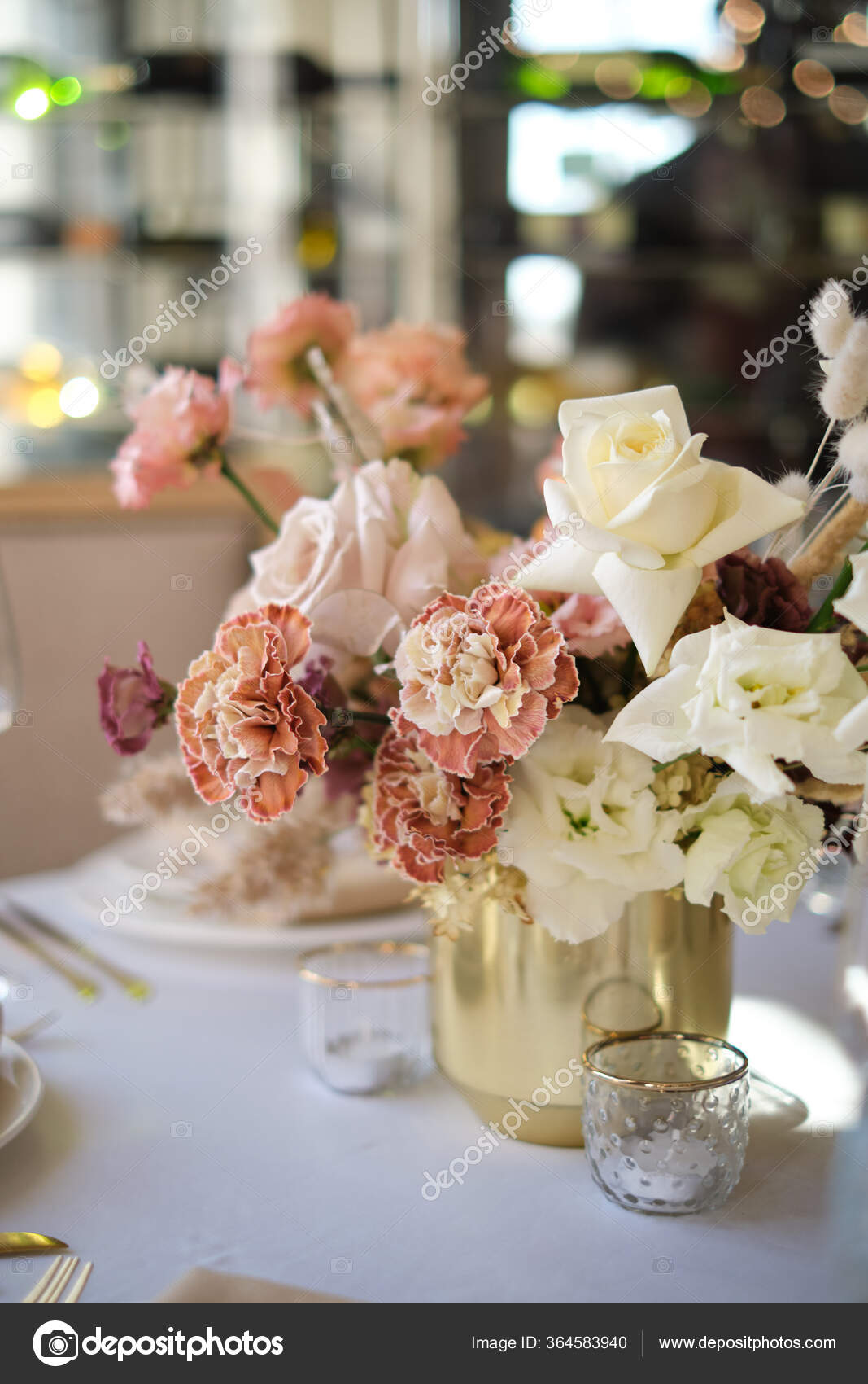 Dried Flowers Table Decoration, Rose Artificial Dried Flowers