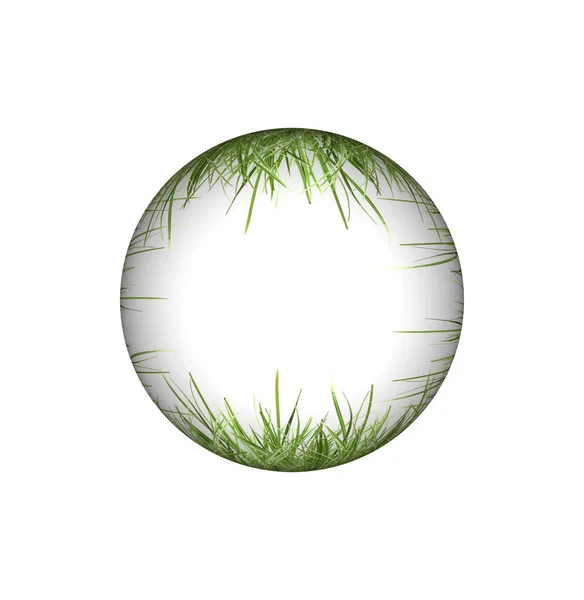 Beyaz arka planda bir gezegen gibi bir küre.