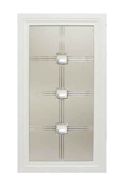 Mutfak, mobilya cephesi, ön manzara. Mutfağın ön cephesi beyaz arka planda izole edilmiş..