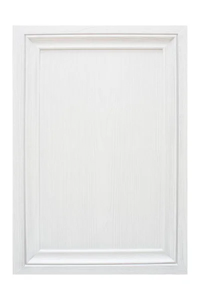 Mutfak, mobilya cephesi, ön manzara. Mutfağın ön cephesi beyaz arka planda izole edilmiş..