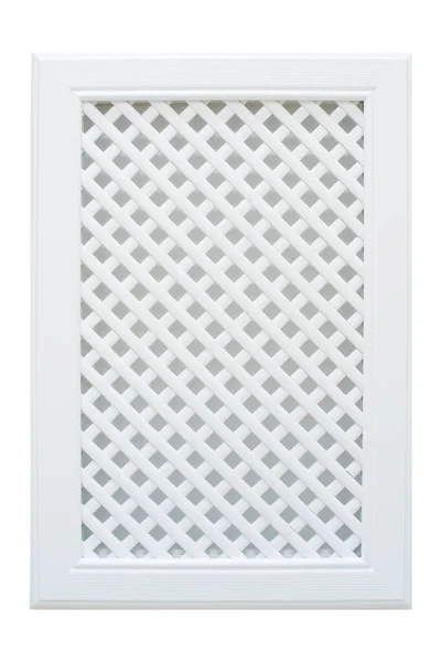 Mutfak, mobilya cephesi, ön manzara. Mutfağın ön cephesi beyaz arka planda izole edilmiş..