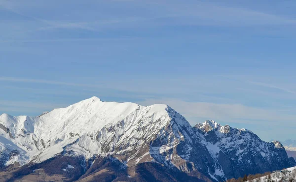 Blauwe Lucht Bergen Van Alpen — Stockfoto