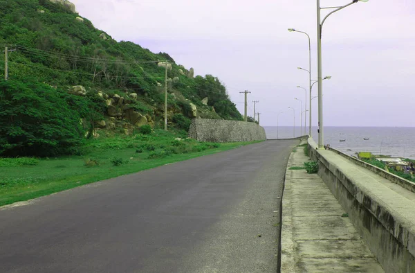 Uma Estrada Longo Costa — Fotografia de Stock