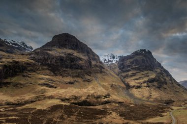 Glencoe gün batımında