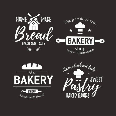 Fırın rozetleri kümesi