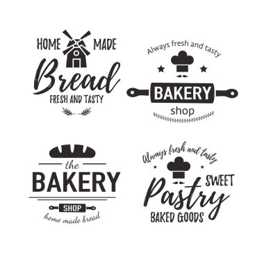 Fırın rozetleri kümesi