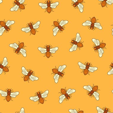 Vektör sorunsuz bal arı desen