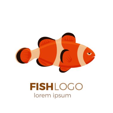 Sevimli balık vektör çizim simgeler kümesi. Tropikal balık, Deniz balığı, akvaryum balık