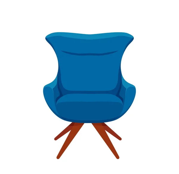 Fotel színes rajzfilm illusztráció — Stock Vector