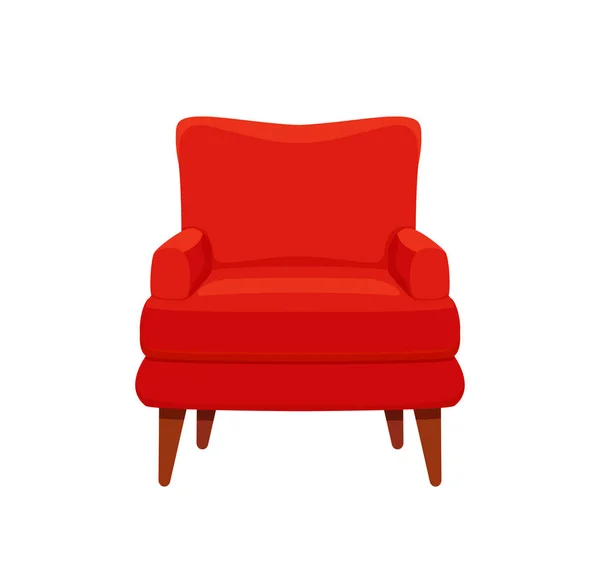 Fotel színes rajzfilm illusztráció — Stock Vector