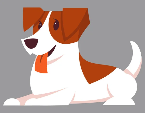 Chien menteur Jack Russell Terrier . — Image vectorielle