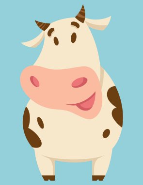 Tatlı inek duruyor..