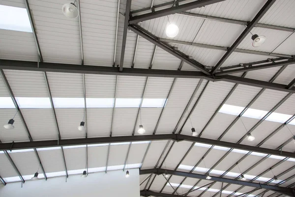 Industrial unit ceiling with daylight bulbs