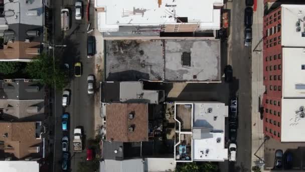 Philadelphia Şehir Merkezinin Kuş Bakışı Görüntüsü Pensilvanya Nın Gündüz Şehir — Stok video
