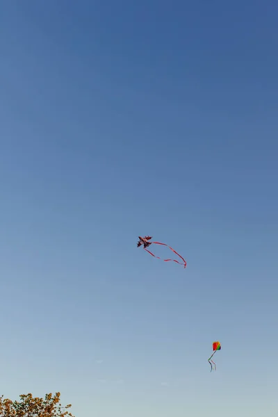 Drachenfliegen Form Eines Flugzeugs Himmel — Stockfoto