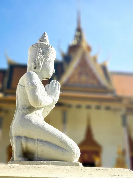 2019年12月28日 柬埔寨金边 皇家宫殿寺庙旅游 — 图库照片