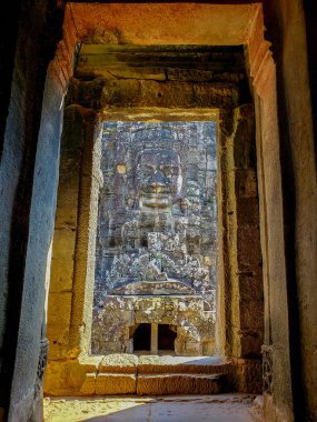 Siem Reap, Kamboçya, 29 Aralık 2019: Angkor Wat Tapınağı Turizmi