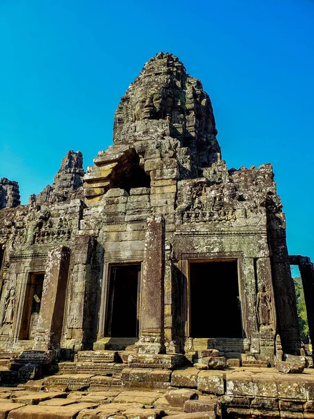 Siem Reap Camboja Dezembro 2019 Visita Turística Templo Angkor Wat — Fotografia de Stock