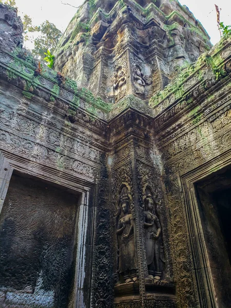 Siem Reap Kambodja December 2019 Angkor Wat Tempel Turism Besök — Stockfoto