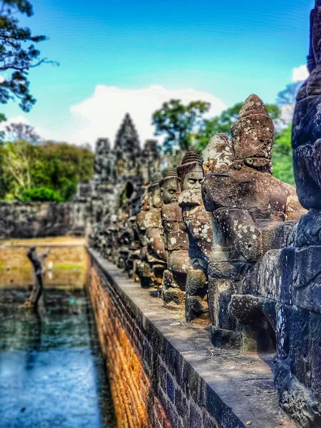 Siem Reap Camboya Diciembre 2019 Visita Turística Templo Angkor Wat — Foto de Stock