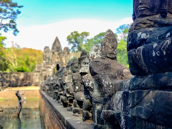 Siem Reap Camboja Dezembro 2019 Visita Turística Templo Angkor Wat — Fotografia de Stock