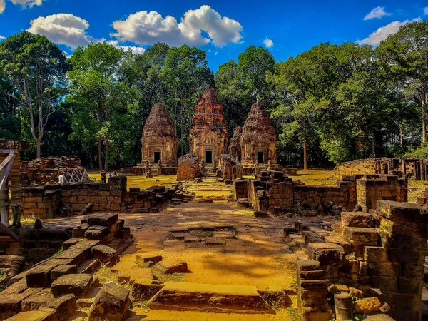 Siem Reap Kambodscha Dezember 2019 Angkor Wat Tempel Preah — Stockfoto