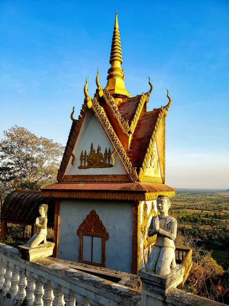 Battambang Cambodia January 2020 Phnom Sampov Temple Mountain Killing Cave — 图库照片