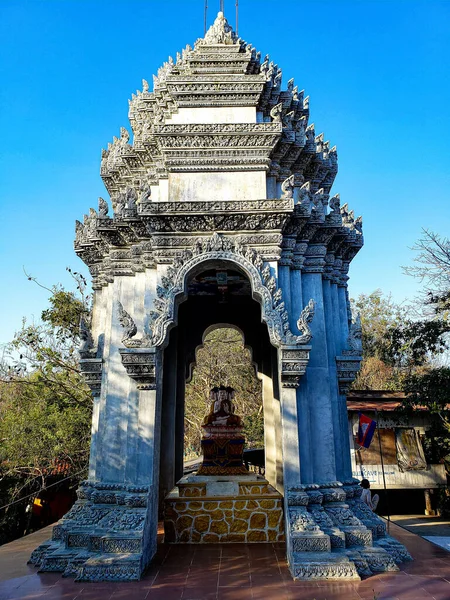 Battambang Cambodia January 2020 Phnom Sampov Temple Mountain Killing Cave — 图库照片