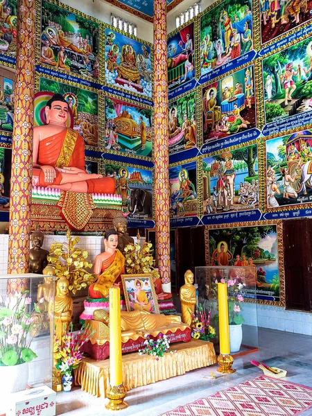 Battambang Kambodja Januari 2020 Phnom Pagoda Tempel — Stockfoto