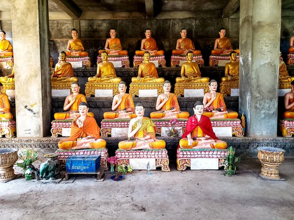 Battambang Kambodja Januari 2020 Phnom Pagoda Tempel — Stockfoto