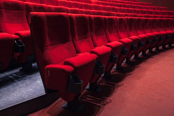 Leeres Kino Ohne Besetzte Plätze — Stockfoto