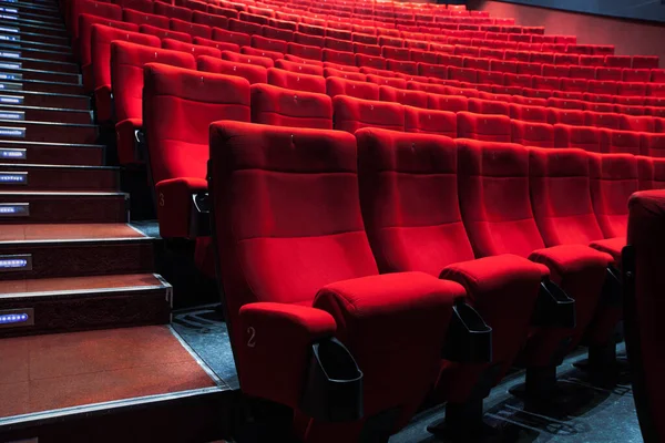 Leeres Kino Ohne Besetzte Plätze — Stockfoto