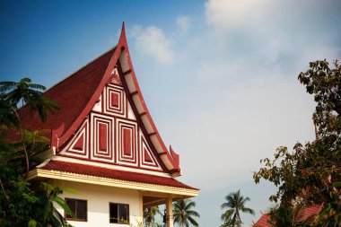 Tayland 'da çatısı açık bir ev