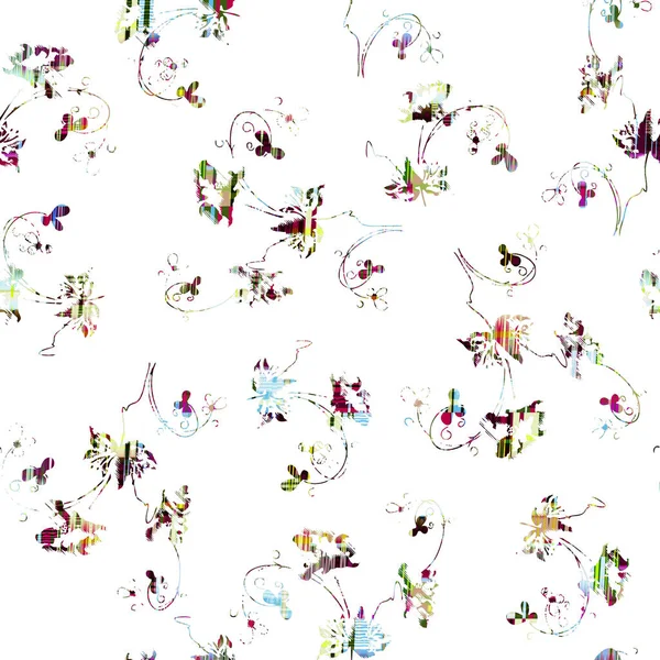 Allover Pattern Flower motif Illustrations