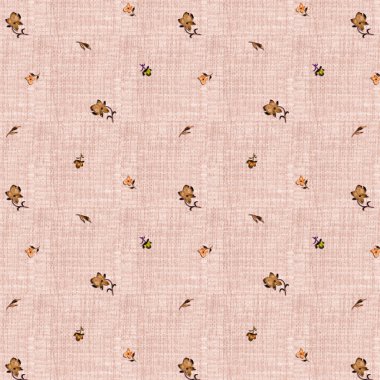 Kusursuz desen, küçük çiçekler ve tüm tasarım.,