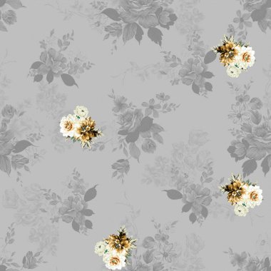Kusursuz çiçek desenli tasarım ..