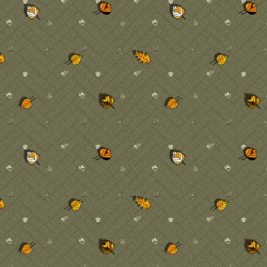 Yapraklı kusursuz desen..