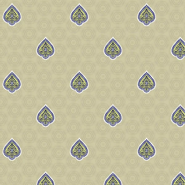 Abstract motif pattern with the background.