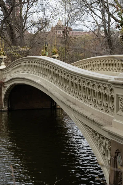 New York City New York Usa April 2020 Bow Bridge — Stock Photo, Image