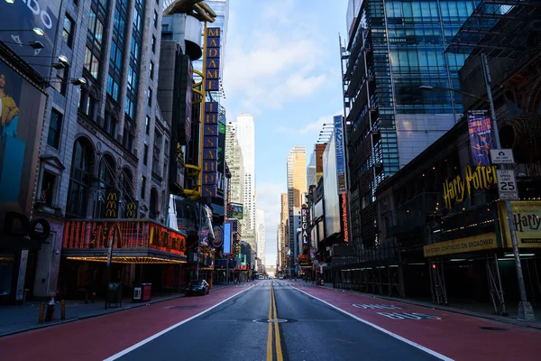 맨해튼 New York Usa March 2020 Empty Streets New York — 스톡 사진