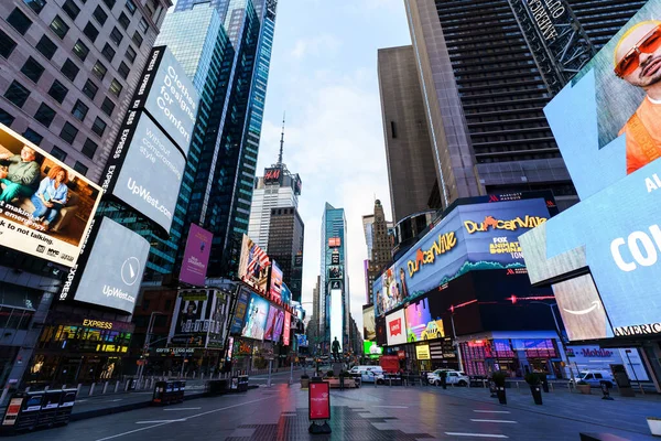 Manhattan New York Usa March 2020 Empty Streets New York — Stock Photo, Image