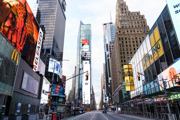 Manhattan New York Usa March 2020 Empty Streets New York — Stock Photo, Image