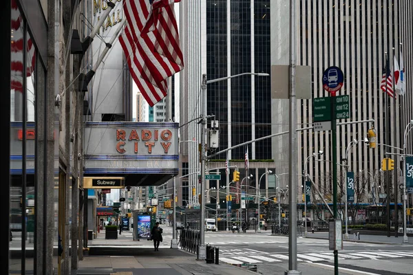 New York Street Detaily Pohledu Manhattan Street Vysoké Budovy Mrakodrapy — Stock fotografie