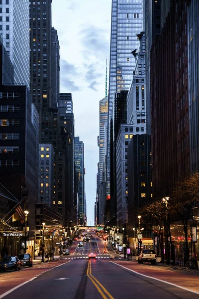 Manhattan New York Usa March 2020 Empty Streets New York — Stock Photo, Image