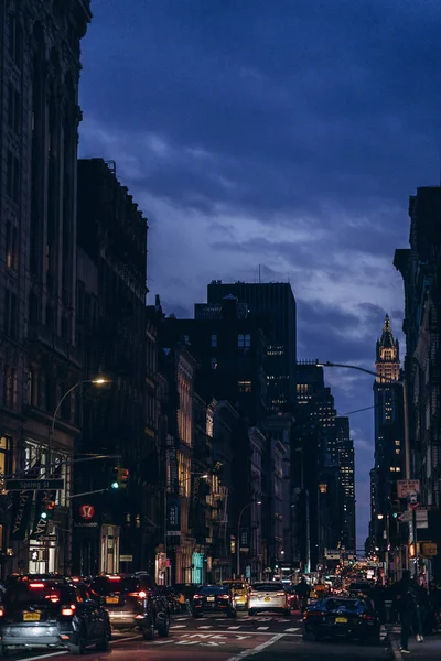 Manhattan New York Usa Března 2020 Prázdné Ulice New Yorku — Stock fotografie