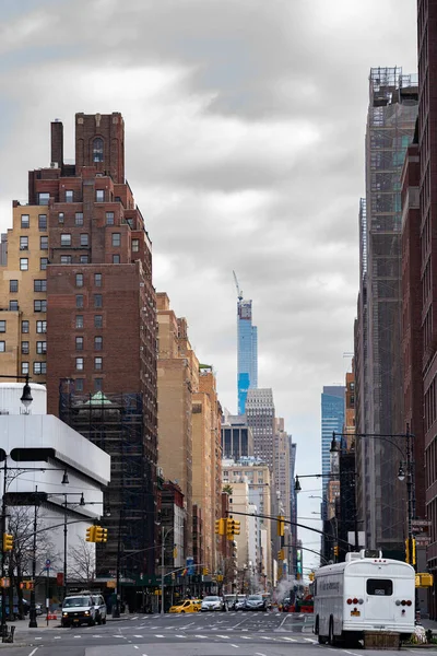 Manhattan Nova York Eua Março 2020 Ruas Vazias Nova York — Fotografia de Stock