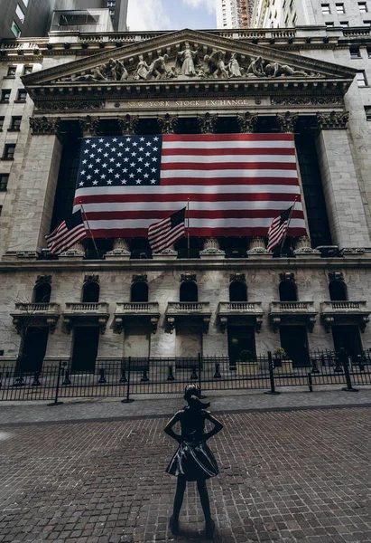 Nueva York Nueva York Estados Unidos Abril 2020 Edificios Vacíos —  Fotos de Stock