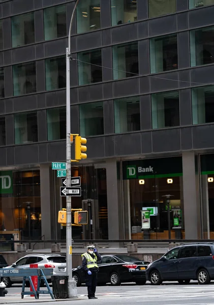 New York Streets Details Manhattan Street View High Rise Buildings — Stock Photo, Image